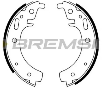 Комлект тормозных накладок BREMSI GF0502