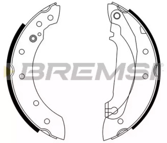 Комлект тормозных накладок BREMSI GF0601