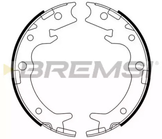 Комлект тормозных накладок BREMSI GF0713