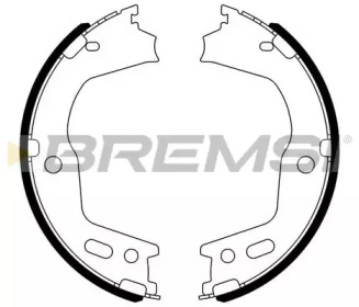 Комлект тормозных накладок BREMSI GF0724