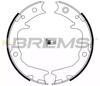 Комлект тормозных накладок BREMSI GF0826