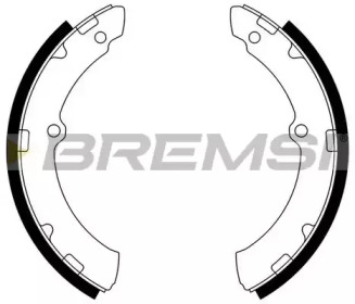 Комлект тормозных накладок BREMSI GF0955