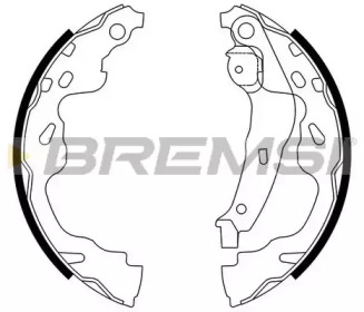 Комлект тормозных накладок BREMSI GF0961