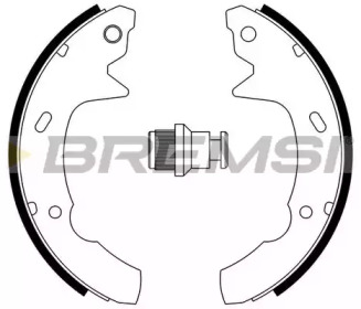 Комлект тормозных накладок BREMSI GF4599