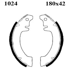 Комлект тормозных накладок BSF 06009