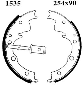 Комплект тормозов BSF 6261