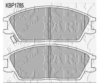 Комплект тормозных колодок KEY PARTS KBP1785