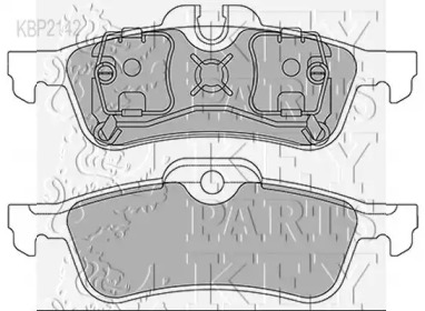 Комплект тормозных колодок KEY PARTS KBP2142