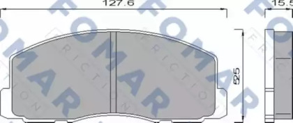 Комплект тормозных колодок FOMAR Friction FO 439681