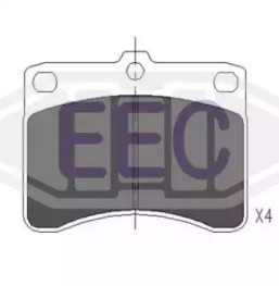 Комплект тормозных колодок EEC BRP0586