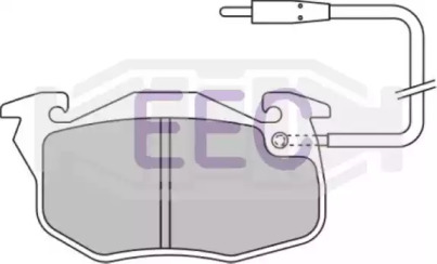 Комплект тормозных колодок EEC BRP0713