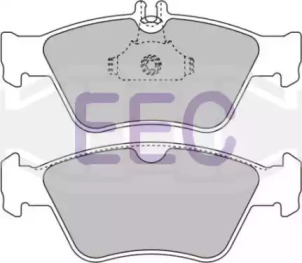 Комплект тормозных колодок EEC BRP0886