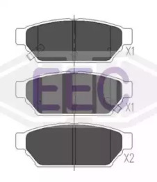 Комплект тормозных колодок EEC BRP0894