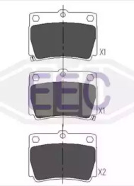 Комплект тормозных колодок EEC BRP1172