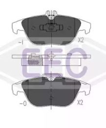 Комплект тормозных колодок EEC BRP1619