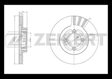 Тормозной диск ZEKKERT BS-5502