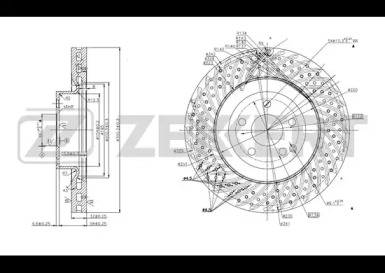 Тормозной диск ZEKKERT BS-5620