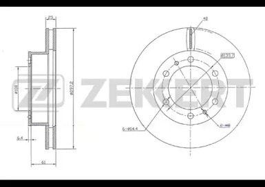 Тормозной диск ZEKKERT BS-5648