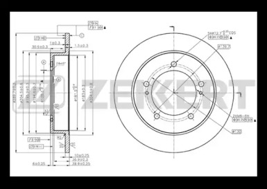 Тормозный барабан ZEKKERT BS-5714