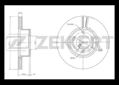 Тормозной диск ZEKKERT BS-5852