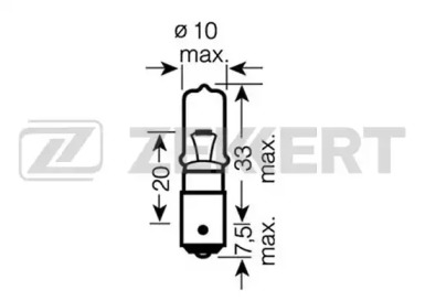 Лампа накаливания ZEKKERT LP-1041