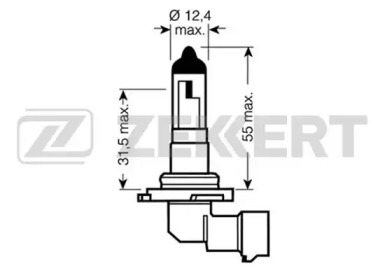 Лампа накаливания ZEKKERT LP-1136