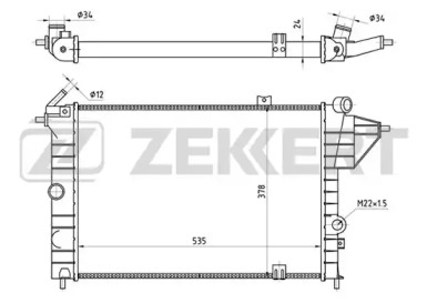 Теплообменник ZEKKERT MK-1015