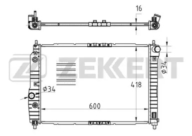 Теплообменник ZEKKERT MK-1027