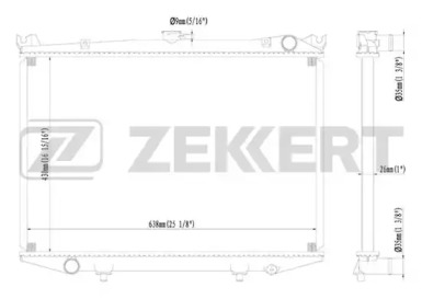 Теплообменник ZEKKERT MK-1057