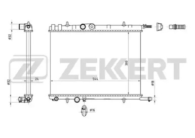 Теплообменник ZEKKERT MK-1086