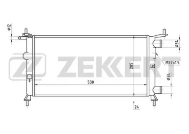 Теплообменник ZEKKERT MK-1098