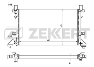 Теплообменник ZEKKERT MK-1108