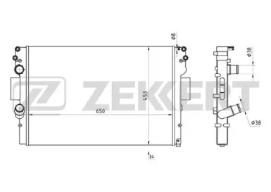 Теплообменник ZEKKERT MK-1136