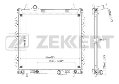 Теплообменник ZEKKERT MK-1143