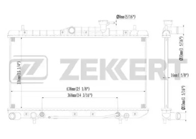 Теплообменник ZEKKERT MK-1156