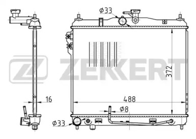 Теплообменник ZEKKERT MK-1173