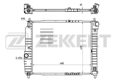 Теплообменник ZEKKERT MK-1177