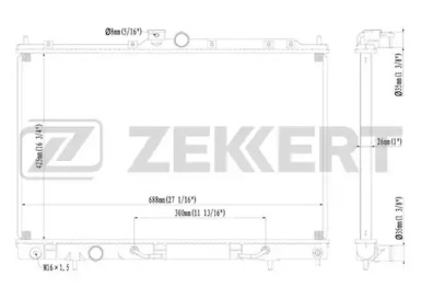 Теплообменник ZEKKERT MK-1183