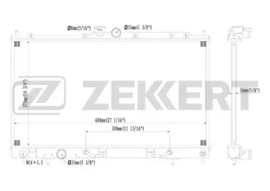 Теплообменник ZEKKERT MK-1186