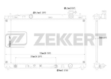 Теплообменник ZEKKERT MK-1203