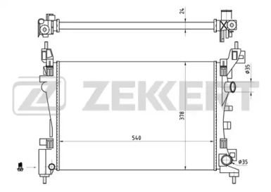 Теплообменник ZEKKERT MK-1242