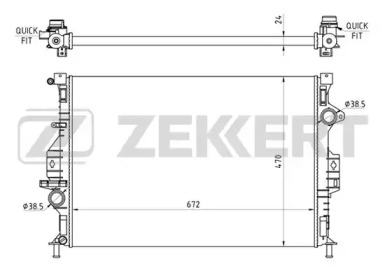 Теплообменник ZEKKERT MK-1244