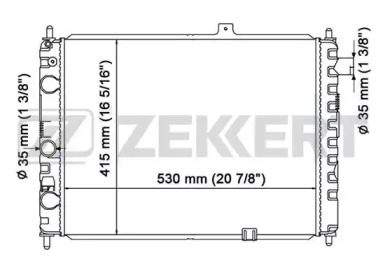 Теплообменник ZEKKERT MK-1257