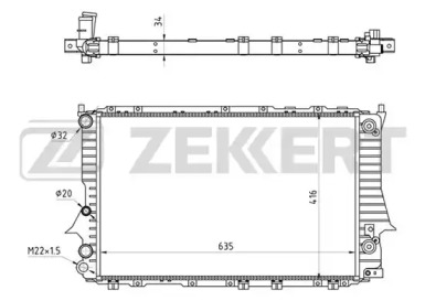 Теплообменник ZEKKERT MK-1268