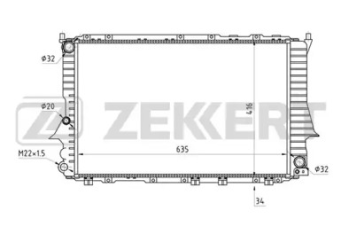 Теплообменник ZEKKERT MK-1269