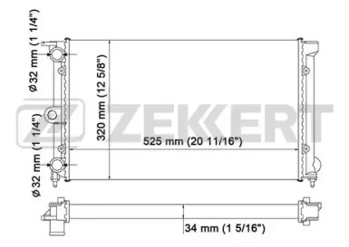 Теплообменник ZEKKERT MK-1271