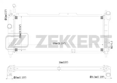 Теплообменник ZEKKERT MK-1279