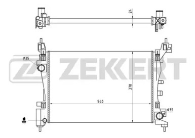 Теплообменник ZEKKERT MK-1280