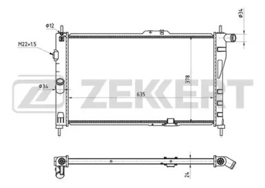 Теплообменник ZEKKERT MK-1328