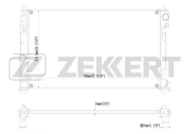 Теплообменник ZEKKERT MK-1343